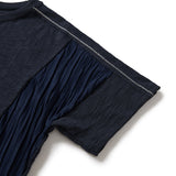 クリースハーフTシャツ / ネイビー