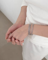 Lace Flower Cuff Bangle