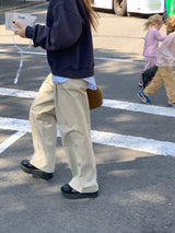 wide pintuck pants