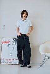 26SS★ Curved Line Track Pants