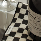 Checkerboard kitchen cloth 
