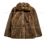 Regina cut half fur coat
