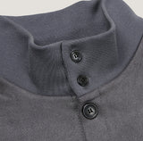 Sven Suede High-Neck Cardigan