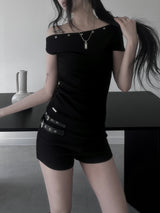 eyelet le mans short sleeves