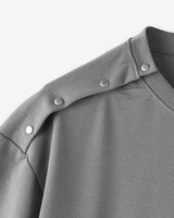 Busy Cropped Snap Top