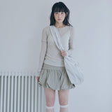 rivet cross bag (light grey)