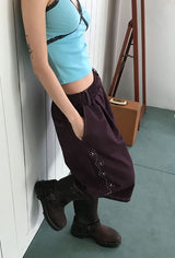 STUD LINE BERMUDA PANTS 