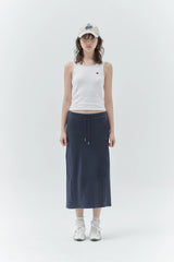 KIRSH PLAIN SLIM FIT SLEEVELESS - WHITE
