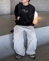 Face Track Line Snap Pants