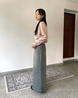 ミーツラウンドルーズフィットニットカーディガン 10C