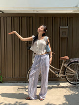[MADE] シアラーストライプパンツ