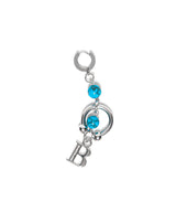 BBD ストーンボールBロゴピアス(Silver&Turquoise)