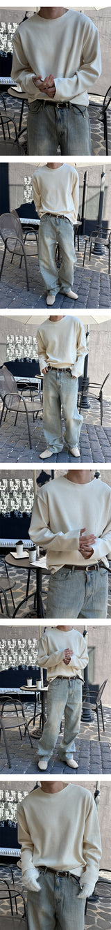 [Unisex] Tin leg wide denim pants(2color)