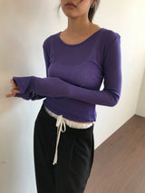 [MD pick]  マンスリーエッセンシャルノースリーブトップ (12 colors)