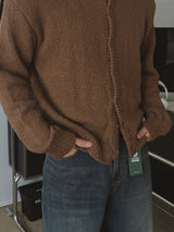 ASCLO Heavy Crop Knit Cardigan (3color)