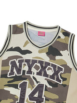 チームNYXバスケットボールスリーブレス(CAMO)