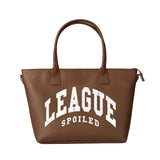 SPOILED LEAGUE TOTE BAG | MATTE BROWN