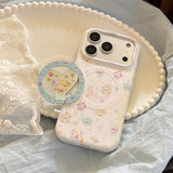 ドリーム カラー カートゥーン マグネティック iPhone ケース