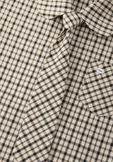 Bubbletea Check Frill Blouse 232195016