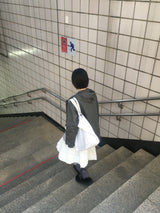 Flare some cotton frill skirt