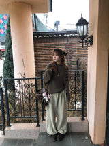 オカオフショルダーフーディー