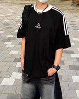 アウトサイドトラック ブロックコアTシャツ 4C