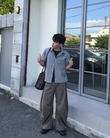 Incision Curved Balloon Pants