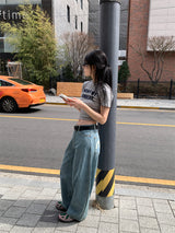 デビスワイドデニムジーンズ