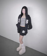 88セットアップフードジップアップ(2colors)