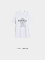 ハブドーンアレタリング半袖Tシャツ 3C