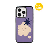 【MADE】シェイププレイ!_コットンラベンダーiPhoneケース [グロッシーグラス/Magsafe]