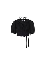 ロージーラップブラウス(Black)