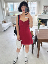 LAZY DOT MINI DRESS