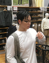No.1836 arched button T (4color)