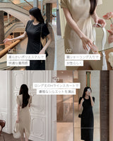 【MADE】Pintuck long dress