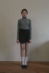 Log turtle neck top_gray