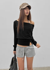 [MADE] Celity Low-Waist Elastic Shorts