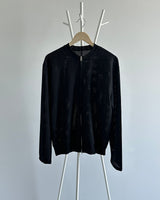 summer zip-up knit