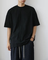 BT スリットオーバーフィットハーフTシャツ ブラック