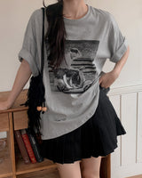 ラボプリンテッドショートスリーブドTシャツ