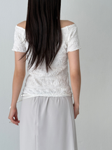 シフォンバンディングスカート (3color)