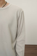レギュラーワッフルロングスリーブ3C