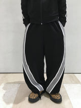バントダイアゴナルトラックワイドスウェットパンツ 3C