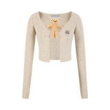 13DE MARZO Doozoo Buckle Cardigan