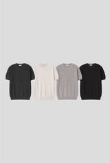 [S/S] Shoulder button half knit(4color)