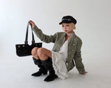 Napoleon Button Shoulder Straps Slim Jacket