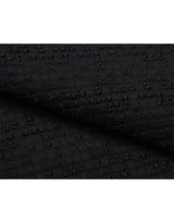 Basic Round neck Tweed Setup black