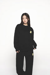 25SS BOX BASIC LOGO SWEATSHIRT BLACK