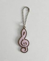 [made] Dot treble clef Keyring