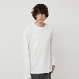 MAN ESSENTIAL LONG SLEEVE TEE WHITE
